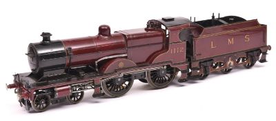 A Gauge One railway Bassett Lowke LMS Compound 4-4-0 locomotive, 1112. For 3-rail running,