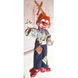 A Pelham Puppets large Clown. A display puppet from the large scale range by Pelham with
