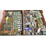 A good quantity (over 100) assorted military vehicles, by various makers including Oxford and lesser