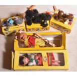 8x Pelham Puppets in 1960/70s issue boxes including; an SS3 Gypsy, a Rupert the Bear, an SS6