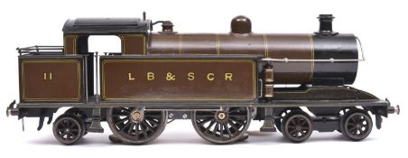 A Gauge One railway Bing for Bassett Lowke LBSCR Marsh Class I3 4-4-2T locomotive, 11. For 3-rail