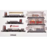 2x Fleischmann HO gauge German outline train packs. A Prussian State Railways 0-6-0T locomotive,