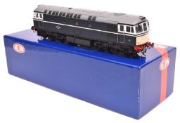 An O gauge railway 7mm Heljan finescale BR Class 33 Bo-Bo diesel locomotive for 2 rail running. In