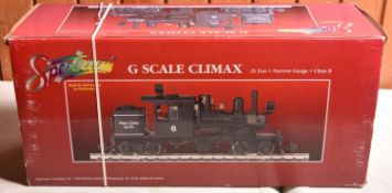 A Bachmann Spectrum G Gauge 1:20.3 scale model locomotive (81180). A Pardee & Curtin Lbr. Co.