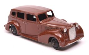 An early Dinky Toys 39 Series Packard Super Eight (39a). An example in dark brown with pale metallic
