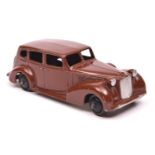 An early Dinky Toys 39 Series Packard Super Eight (39a). An example in dark brown with pale metallic