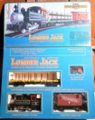 A Bachmann Big Haulers G Scale Lumber Jack train set (90017). Comprising; a Coal Creek Lumber