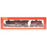 A Hornby OO gauge LMS Princess Class 4-6-2 tender locomotive, Princess Elizabeth 6201, in lined