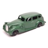 An early Dinky Toys 39 Series Packard Super Eight (39a). An example in dark green with pale metallic