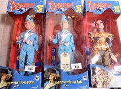 6 Pelham Puppet Thunderbirds 'Supermarionette'. 4x The Hood and 2x Alan. All boxed, minor wear/