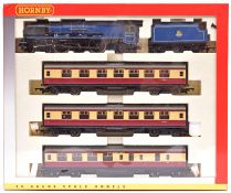 A Hornby OO gauge The Royal Scot train pack (R2303M). Comprising; a BR Coronation Class 4-6-2 tender