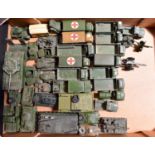 Dinky/French Dinky Military Vehicles. Antar Tank transporter and Centurion Tank. 3x Ambulance.