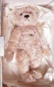 A Steiff replica Teddy Bear 1925. Height 50cm. (408786). Off-white genuine mohair finish. Complete