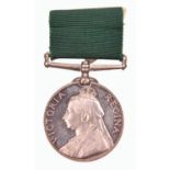 Vol Force LS medal, Victorian issue, (Sergt. F. Rudwick, 4th Sx (Lewes) RV). About Unc, minor