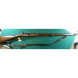 *A .662 Enfield pattern 3 band percussion musket, barrel 36" with standing rearsight, B’ham black