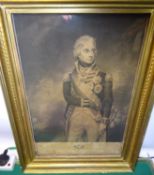 An old engraving of Lord Nelson of the Nile, pub by Boydell of Cheapside Jan 9th 1806, 20½” x