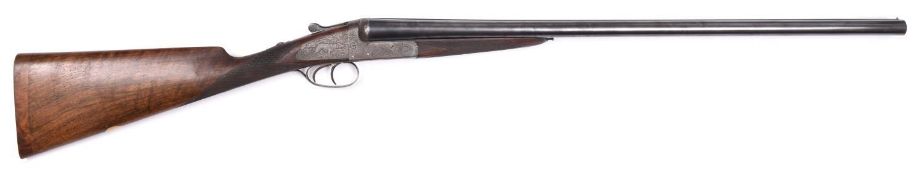 *A good DB 12 bore top lever assisted opening side-plated boxlock ejector shotgun, by E.J.