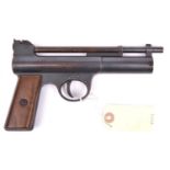 A scarce early .177" Webley Mark I air pistol, from the first year of production, number 5313 (