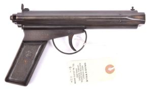 A scarce .177" Accles & Shelvoke “Warrior” air pistol, appears to be the first type with no “