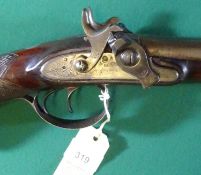 An early 19th century DB 16 bore sporting gun by Forsyth & Co, apparently originally made with