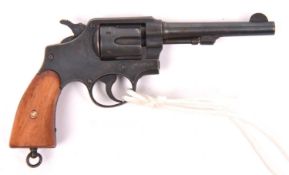 A finely crafted non working miniature Smith & Wesson British Service revolver of US Model 1917