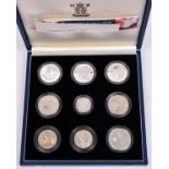 Royal Mint, Second World War 50th Anniversary International Coin Collection 1945-1995. This silver