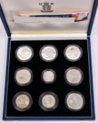 Royal Mint, Second World War 50th Anniversary International Coin Collection 1945-1995. This silver