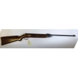 An early post war German .177” Diana Mod 27 air rifle, no visible serial number, with adjustable
