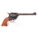 A finely crafted non working miniature Colt Bisley single action revolver, c 1900, type without