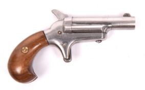 A finely crafted non working miniature Colt Thuer or Third Model Derringer c 1870-1910, 2¼” overall,