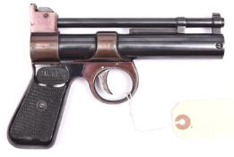 A good .177" Webley Junior Air Pistol, c 1946-50, number (5)256, with forward extended grip and