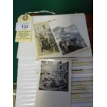 48 privately taken WWII German photographs, including motor cyclists, German troops in France,