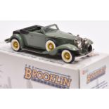 Brooklin Collection 1933 Stutz DV-32 Victoria Convertible Top Down BRK.146x B.C.C. Special 2009.