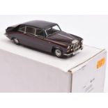 A Minimarque 43 white metal model of a 1968 Daimler DS420 Royal Limousine, the Queen Mother's