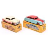 2 Dinky Toys. Ford Fordor Sedan (139A/170). A two tone low line example, cream upper and red