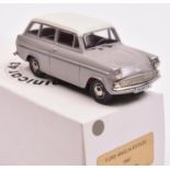 A Pathfinder Minicar 43 white metal 1961 Ford Anglia Estate. An example in a greyish taupe with