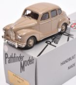 A Pathfinder Models white metal 1950 Austin Devon (PFM 19). An example in fawn. With limited edition