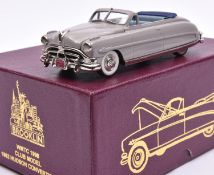 Brooklin white metal model 1952 Hudson Hornet Convertible. (BK36). An example in taupe with pale