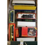 Small quantity of Hornby Dublo etc Railway. Including loose locomotives- B.R. 4-6-2 West Country