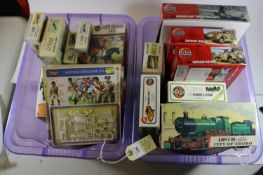 31x plastic kits by Airfix, Matchbox and Revell. Unconstructed kits in 1:72, 1:48, 54mm, etc