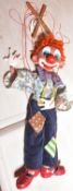 A Pelham Puppets large Clown. A display puppet from the large scale range by Pelham with