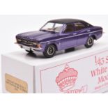 A Viscount 1/43 Scale White Metal Models No.2 Ford Cortina MK.III 2000E. An example in metallic