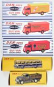 5 French Limited issue DAN TOYS. 3x Guy Vans. Slumberland (DAN210), Golden Shred (DAN215) and a