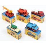 5 Matchbox Series. 25. Mack Dump Truck. An example in orange, with yellow wheels and black plastic