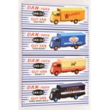 4 French Limited issue DAN TOYS Guy Vans. Weetabix (DAN212), Spratts (DAN213), Ever Ready (DAN214)