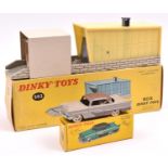 2 French Dinky Toys. Plymouth Belvedere (24D). A harder to find example in two tone brown, with