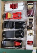 8 Franklin Mint. 1935 Mercedes-Benz 770K Grosser, Emperor Hirohito's car in red and black. 1939