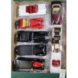 8 Franklin Mint. 1935 Mercedes-Benz 770K Grosser, Emperor Hirohito's car in red and black. 1939