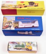 3 DAN-Toys Dinky. Mighty Antar with Transformer (284) in yellow and grey with transformer. Plus a