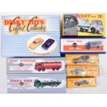 9 Atlas Dinky. Including a French issue 2 vehicle set - BMW 1500 Berline and a Ford Taunus (500SPlus